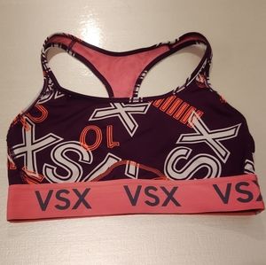 VSX SPORT Racerback Sports Bra in Plum-Orange